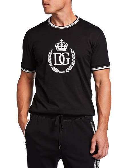 dolce gabbana printed cotton t shirt|dolce gabbana shirt size chart.